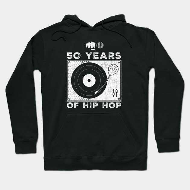 50 Years Of Hip Hop - music lovers Hoodie by SUMAMARU